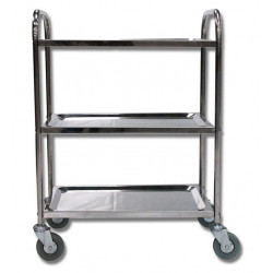 Stockman Servante inox triple plateaux 100 Kg SVT3/100 Stockman Kobleo