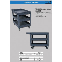 Stockman Servante d'atelier 250 Kg UB253 Stockman Kobleo