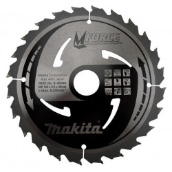 Makita Lame carbure pour bois Diam 185mm 30x24dents Kobleo