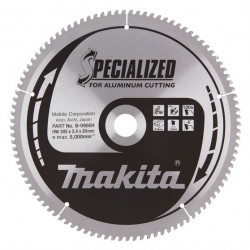 Makita Lame carbure B-09684 Specialized D305x30mm 100 dents pour alu Makita Kobleo