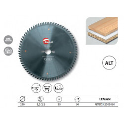 Leman Lame Hm Micro-Grain Mise à Format 250x30x64z Alt. / Bois Kobleo