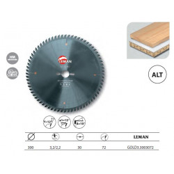 Leman Lame Hm Micro-Grain Mise à Format 300x30x72z Alt. / Bois Kobleo