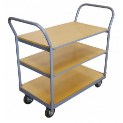 Stockman Chariot 3 plateaux 250 Kg 1086x500x1032 mm WP25/3 Stockman Kobleo