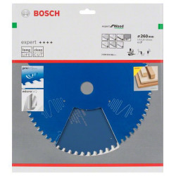 Bosch Lame scie circulaire Diam 260x24/18x30mm 60 dents expert forWood 26086 Bosch Kobleo