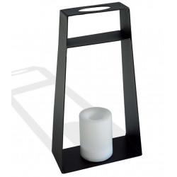 Mundus Lanterne solaire d'extérieur décoratif en métal noir H35cm Elitis Kobleo Mundus Lanterne solaire d'extérieur décoratif en métal noir H35cm Elitis Kobleo