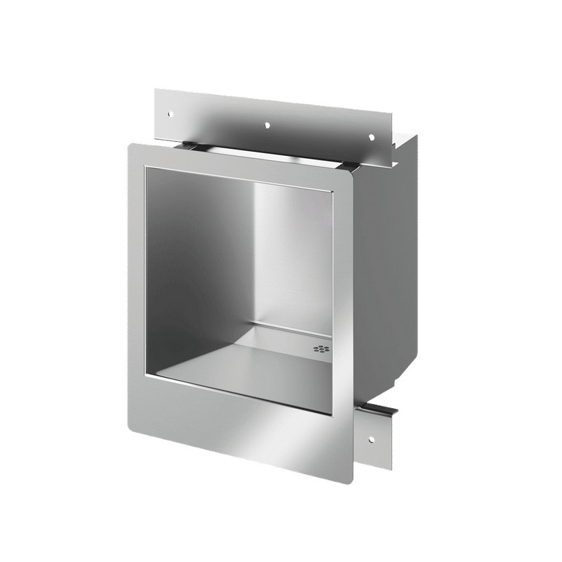 Delabie Lave-mains Inox à encastrer COMMISSARIAT 290x290x350mm Antivandalisme Kobleo