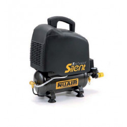 Nuair Compresseur silencieux sans huile 1CV 075kW 230V 8 bar 6L OM200/6 SILE Kobleo