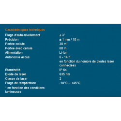 Geo Fennel Laser multi-lignes PRO Batterie Li-Ion cellule réception+ trépied FL 7 Geo Fennel Kobleo Geo Fennel Laser multi-lignes PRO Batterie Li-Ion cellule réception+ trépied FL 7 Geo Fennel Kobleo