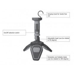 Gys Lampe sur Trépied 1800L Kobleo