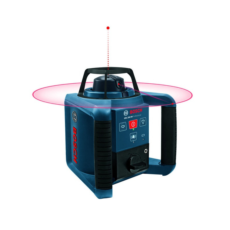 Bosch Professional Laser rotatif portée avec récepteur 250m GRL 250 HV Kobleo