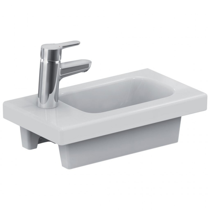 Ideal standard Lave-mains Connect Space 45 x 25 cm version gauche Blanc E132201 Ideal standard Kobleo