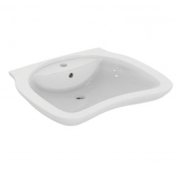 Porcher Lavabo PMR MATURA 2 ergonomique 65x55 cm sans trop-plein blanc Kobleo