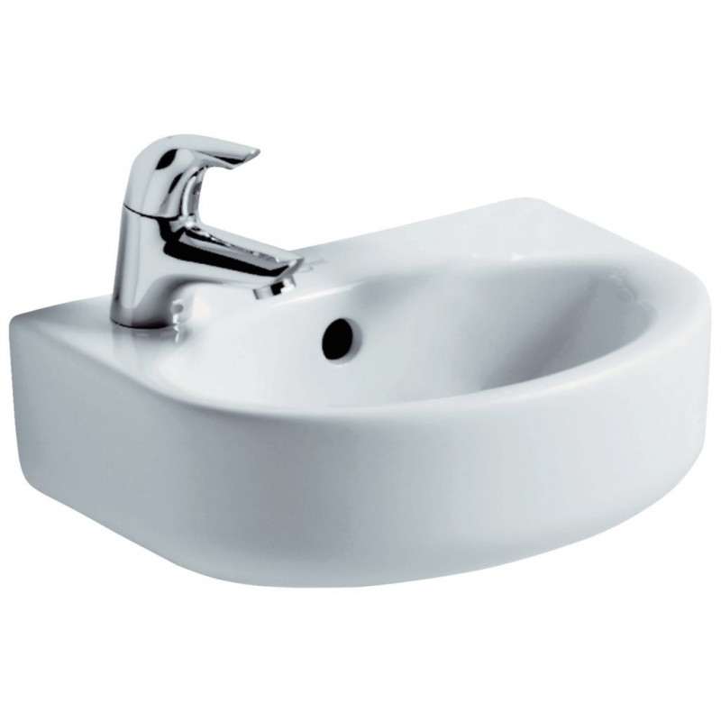 Ideal standard Lave-mains Connect 35 x 26 cm blanc Version gauche E791201 Ideal standard Kobleo