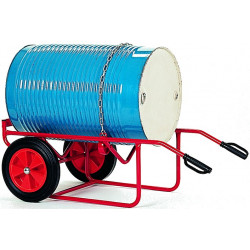 Fimm Diable chantier fût charge 250 kg métallique 220 L roues caoutchouc Di Kobleo