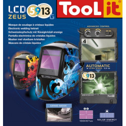 Gys Masque de soudage écran XL teintes 5-9 / 9-13 LCD Zeus 5-9 / 9-13 G co Kobleo