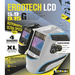 Gys Masque de soudage LCD teintes 5-9 / 9-13 Ergotech 5-9/9-13 G Black Kobleo