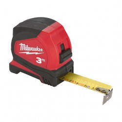 Milwaukee Mesure à ruban Compact Pro 3 m x 16 mm 4932459591 Milwaukee Kobleo