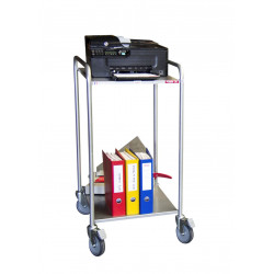 Fimm Servante polyvalente mobile charge 250 kg 635 x 470 mm 2 plateaux Kobleo