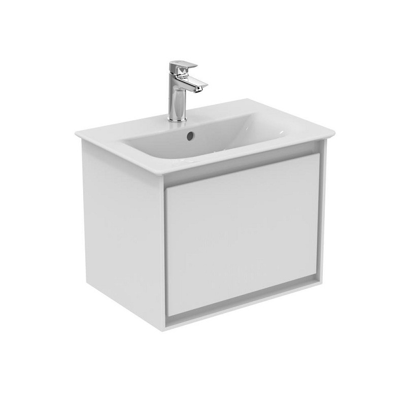 Ideal standard Meuble sous plan 50 cm 1 tiroir Blanc laqué / Blanc mat CONNECT AIR Kobleo