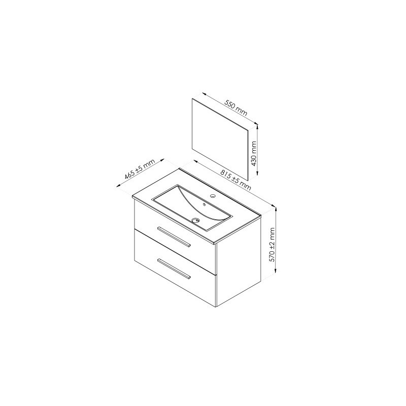 Ondée Meuble suspendre 80cm mélamine bois 2 tiroirs plan céramique simple va Kobleo Ondée Meuble suspendre 80cm mélamine bois 2 tiroirs plan céramique simple va Kobleo