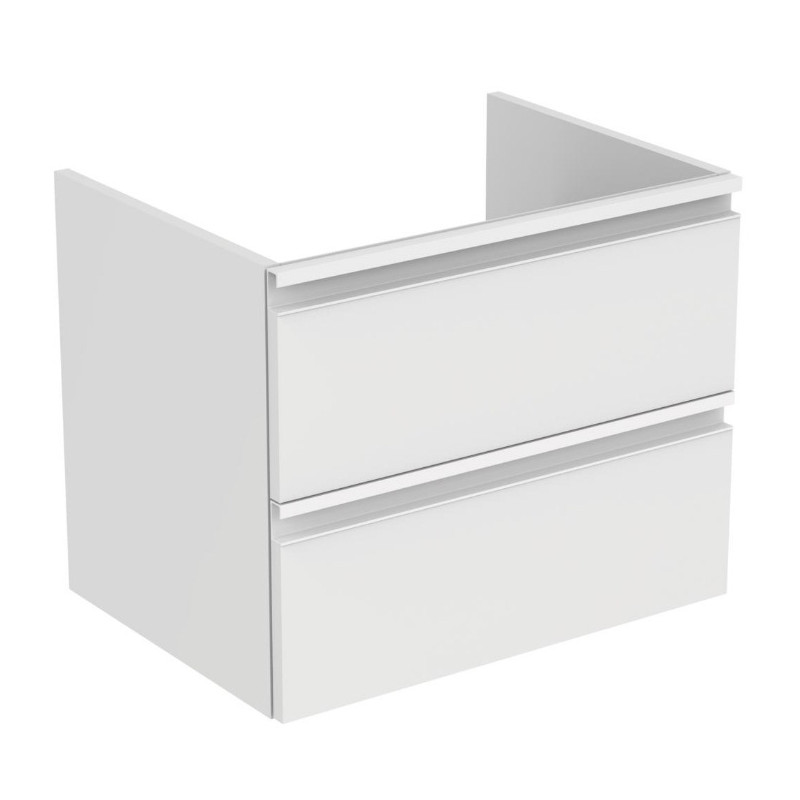 Ideal standard Meuble sous-plan 60x44 cm 2 tiroirs blanc laqué TESI Kobleo