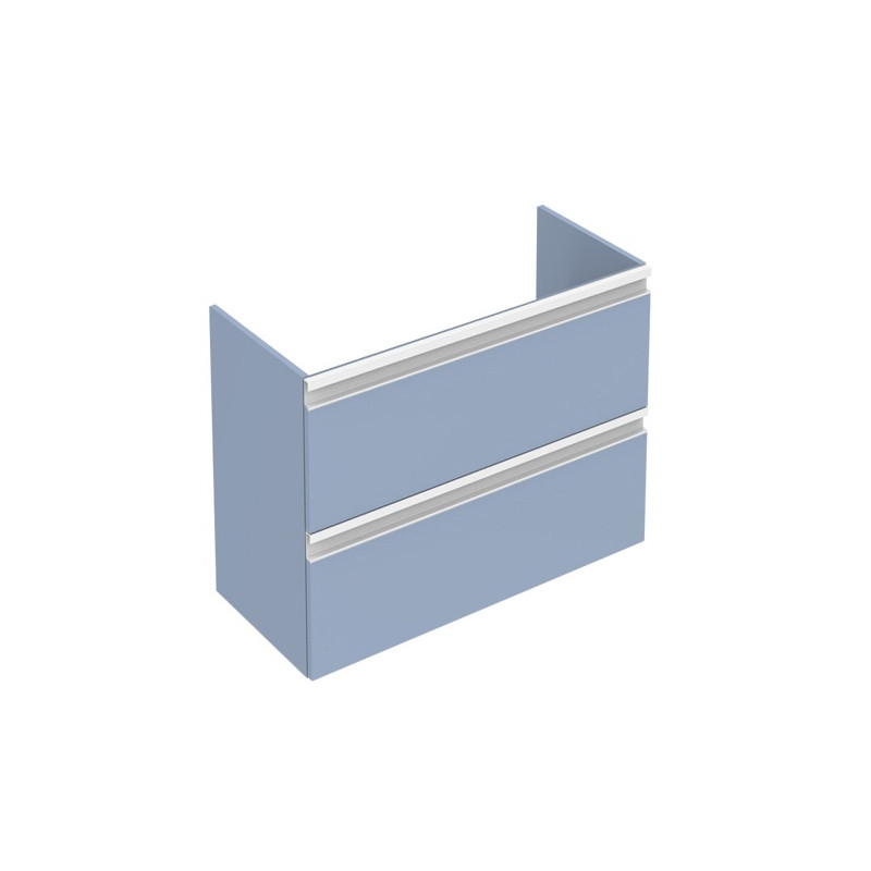 Ideal standard Meuble sous-plan 60x44 cm 2 tiroirs voile de bleu mat TESI Kobleo