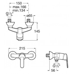 Roca Mitigeur douche Victoria N Kobleo