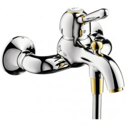 AXOR Mitigeur bain/douche Carlton longueur 205 mm aspect chromé/or Kobleo