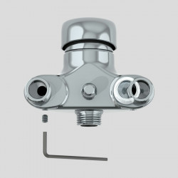 Delabie Mitigeur de douche M1/2 entraxe réglable 100-120 mm Kobleo