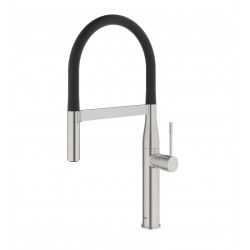Grohe Mitigeur d'évier Essence avec bras flexible SuperSteel Grohe Kobleo
