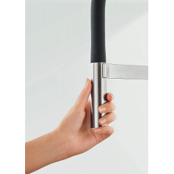 Grohe Mitigeur d'évier Essence avec bras flexible SuperSteel Grohe Kobleo