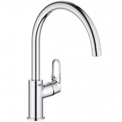 Grohe Mitigeur d'évier chromé 360° saillie 223mm BauFlow Kobleo