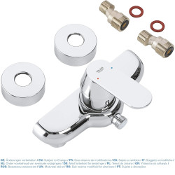 Grohe Mitigeur de douche chromé Eurosmart Cosmopolitan 32837000 Grohe Kobleo