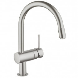 Grohe Mitigeur 32918DC0 évier avec bec mousse acier SuperSteel Minta Grohe Kobleo