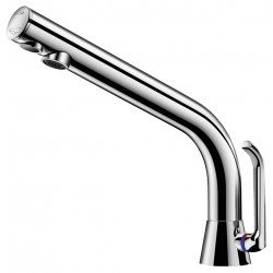 Delabie Mitigeur de lavabo électronique BINOPTIC MIX M3/8 H170 mm laiton chro Kobleo