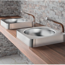 Delabie Mitigeur de lavabo électronique BINOPTIC MIX M3/8 H170 mm laiton chro Kobleo