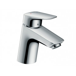 Hansgrohe Mitigeur lavabo 70 bonde Push-Open chromé Logis Kobleo