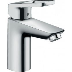 Hansgrohe Mitigeur lavabo Logis Loop 100 avec tirette et vidage synthétique chro Kobleo