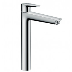 Hansgrohe Mitigeur de lavabo avec tirette et vidage 240 chromé bec fixe 5L/min T Kobleo