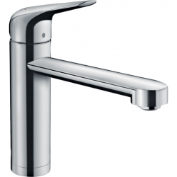 Hansgrohe Mitigeur cuisine 120 Focus M42 installation devant une fenêtre 1 jet c Kobleo