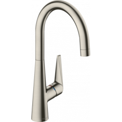 Hansgrohe Mitigeur de cuisine 260 Talis M51 1 jet aspect acier inox Kobleo