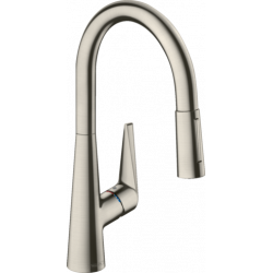 Hansgrohe Mitigeur cuisine 200 Talis M51 douchette extractible 2 jets aspect aci Kobleo