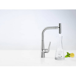 Hansgrohe Mitigeur cuisine 300 Talis Select M51 douchette extractible 1 jet aspe Kobleo
