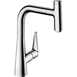 Hansgrohe Mitigeur cuisine Talis Select M51 220 avec douchette extractible 1 jet Kobleo