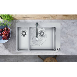 Hansgrohe Mitigeur cuisine 200 Metris Select M71 douchette extractible inox Kobleo