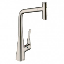 Hansgrohe Mitigeur cuisine 320 Metris Select M71 douchette extractible 2 jets sB Kobleo