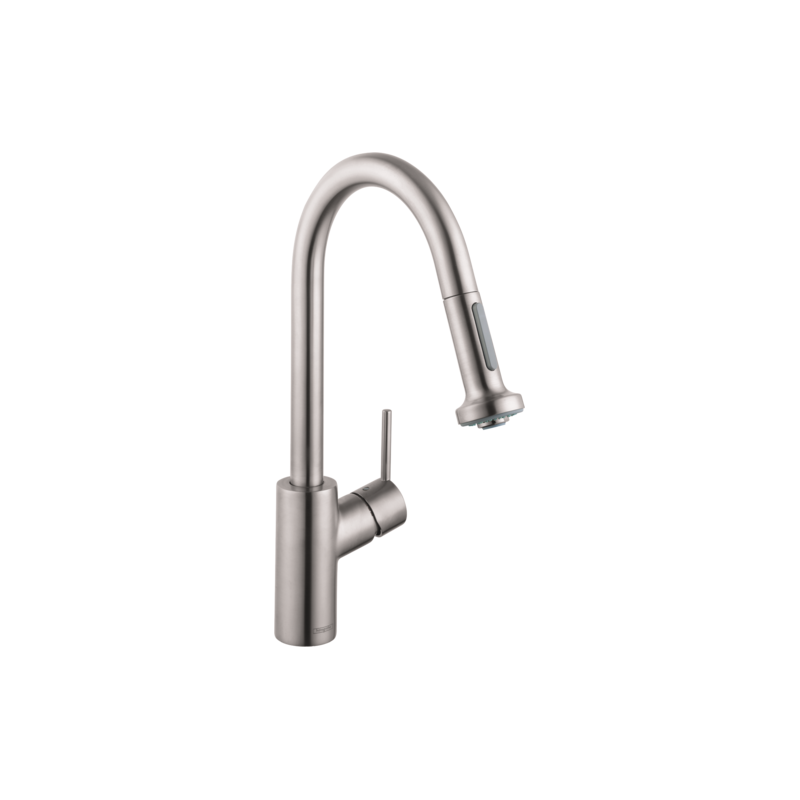 Hansgrohe Mitigeur cuisine 220 Talis M52 devant fenêtre douchette extractible 2  Hansgrohe Kobleo