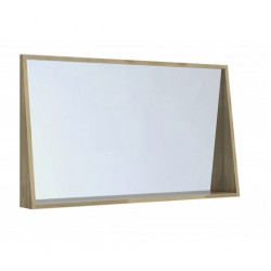 Allibert Miroir cadre avec étagère 120 cm en bois ESTRADA Kobleo