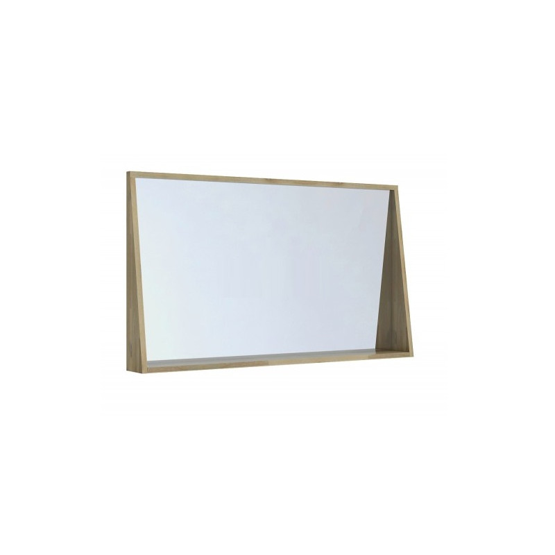 Allibert Miroir cadre avec étagère 120 cm en bois ESTRADA Kobleo