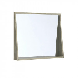 Allibert Miroir cadre avec étagère 80 cm CHELSEA Kobleo